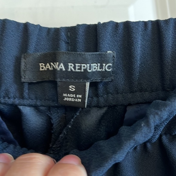 Banana Republic navy Elastic Waist Trousers - Picture 2 of 5